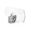Motorbike Wind Deflector Motorcycle Windscreen Adjustable Clip On Windshield Extension Universal Easy Installations