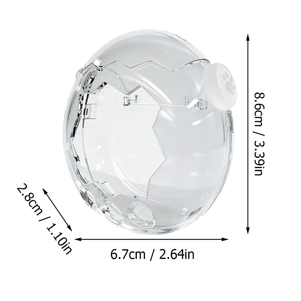 For Tamagotchi Paradise Clear PC Protective Case Transparent Shockproof Full Cover Shell Gaming Accessories