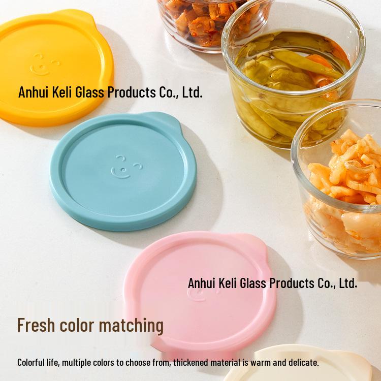 Food-Grade Transparent Glass Jar with Lid for Kimchi, Pickled Vegetables, Grains, Fruits, and Vegetables