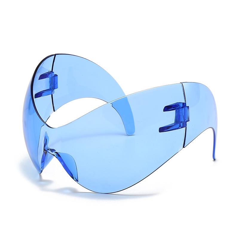 Xiaohongshu Unisex Cat-Eye Cycling Sunglasses: One-Piece Sporty European & American Style