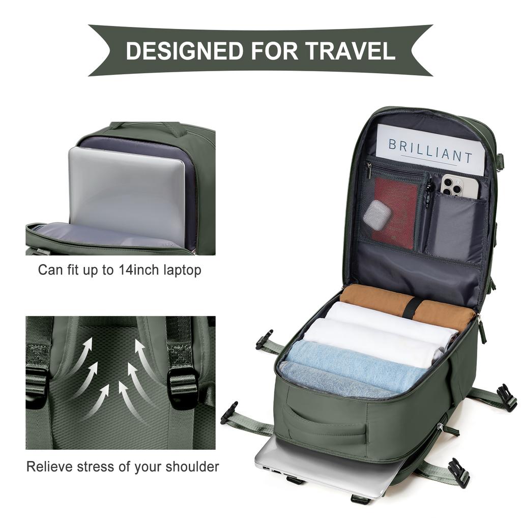 Herren Reise Rucksack vakuum 14 Zoll Laptop Rucksack mochila viaje 40x20x25 ryanair Kabinen Rucksack Business Große Kapazität Aufbewahrung