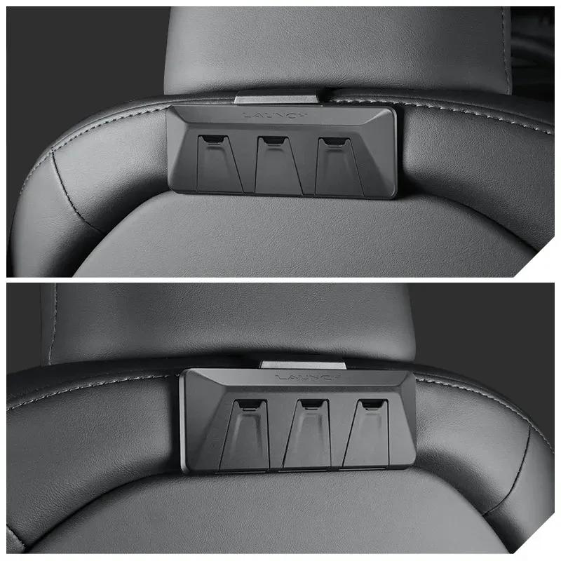 For Tesla New Model Y Juniper/Model 3 Highland 2025 ABS Seat Back Hook Multiple Hooks Foldable Design Glove Box Hook Accessories