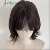 Wendy Short Wig for Women 12inch Lolita Wig with Bangs Brown Black Cute High Temperature Fibers Synthetic Wigs Headband Wigs