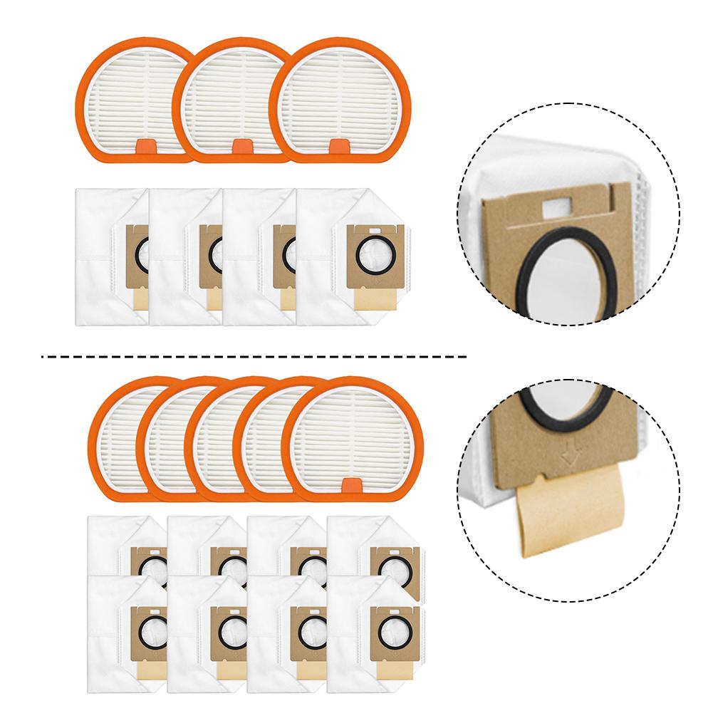 For UWANT V500 Cordless Vacuum Filter And Dust Bag Kit HEPA Replacement Parts