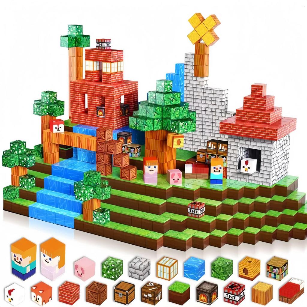 Magnetic Building Cubes: Children's Educational DIY Toy Set