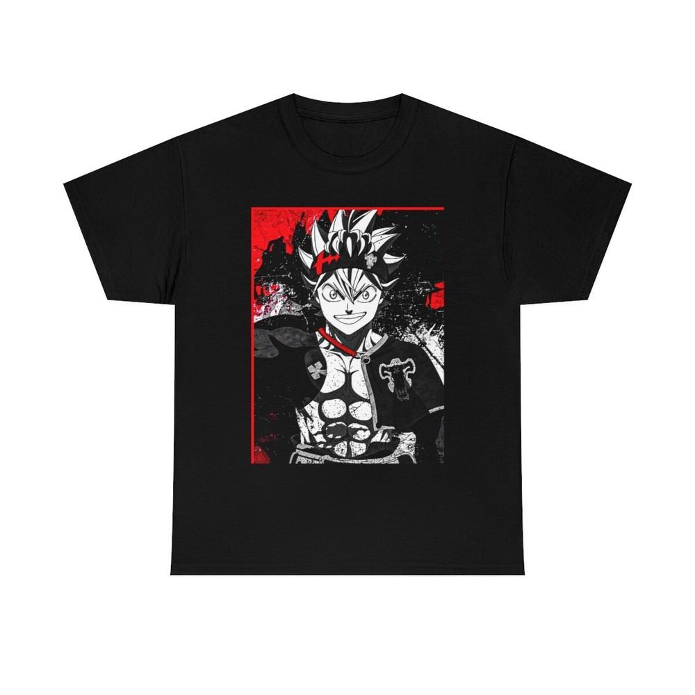 

Asta Black Clover t-shirt,Anti Magic devil Black Bull shirt 4XL
