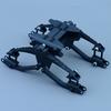RC Truck Metal Rear Suspension Shock-absorbing Spring Kit for 1/14 Tamiya SCANIA 770S R620 VOLVO BENZ Arocs MAN TGX Car