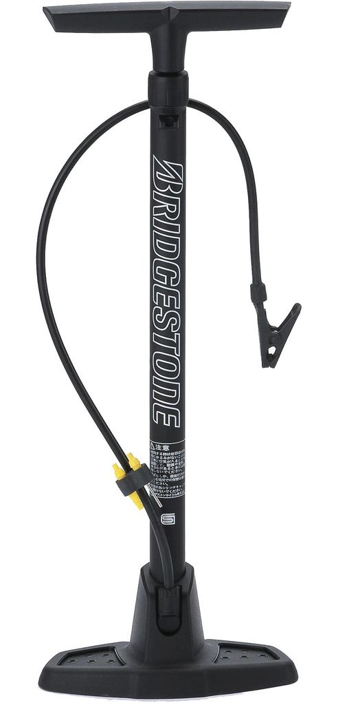 BRIDGESTONE Smart Pump A402223BL Bicycle Ball Inflatable Pump with British Tonbo PM-501 (Black, Pump, & Adapter, Style, Nozzle) [SG Standard]