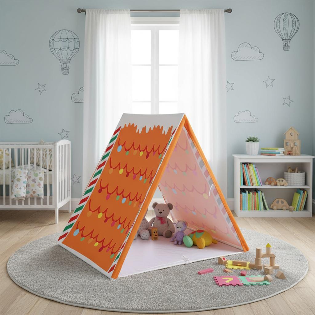 Gingerbread Christmas Tent Where Holiday Dreams Find A Home Gingerbread House Tent Detachable Play Tent for Kids