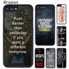 Krajews Bodybuilding Gym Fitness Quotes Phone Case Coque For iPhone 17 Air 17 Air 16e Pro 15 14 Plus 11 12 Max 13 Cover