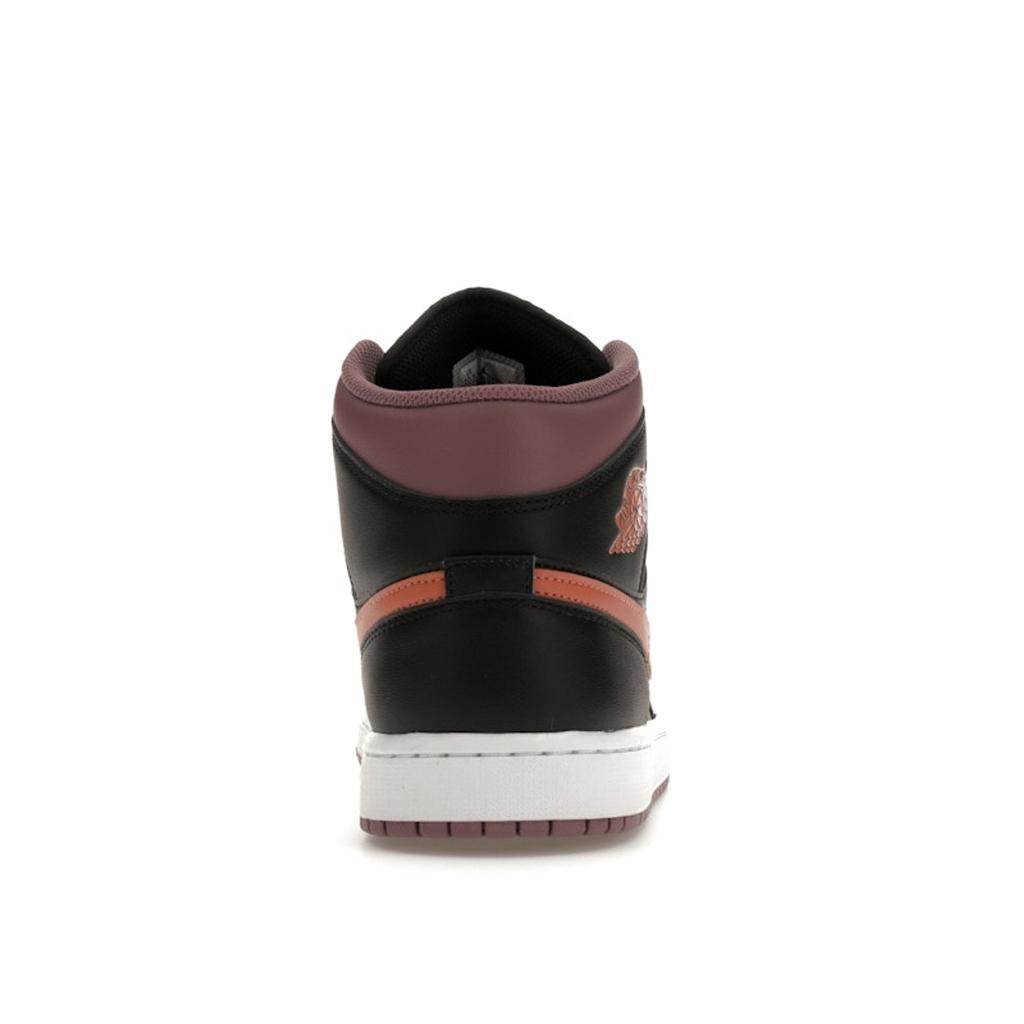Air Jordan 1 Mid SE Black Sky J Mauve Men Sneakers Sky-J-Orange White FB9911-008