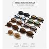 Classic Round-frame Sunglasses, Retro-style with Small Rivets, for Men and Women