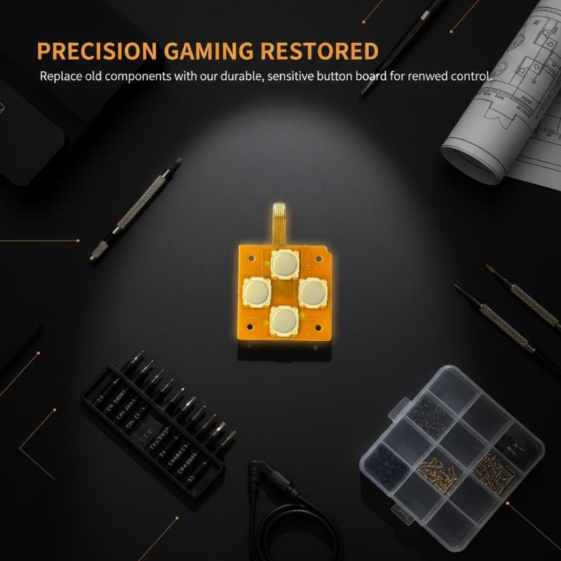 1Pcs D-Pad Dome Snap PCB Board Buttons Conductive FIlm For New 3DS / New 3DS XL Controller Key ABXY Button PCB Board Sticker