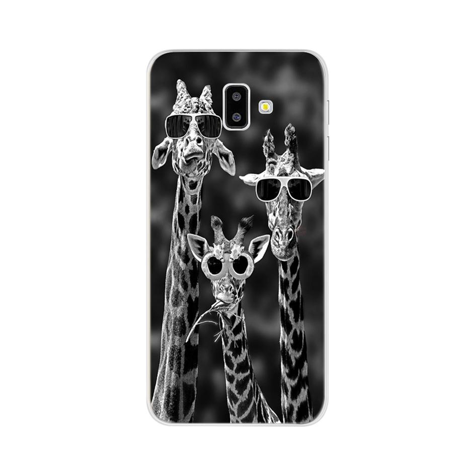 

Case For Samsung Galaxy J4 J6 Plus 2018 Samsung J4 J6 J8 J 4 6 Plus 2018 Case tpu Painting Silicone soft Back Phone Cases Cover For Samsung J4 2018 бежевый