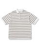 MINIMALPROJECT Striped Collared Short Sleeve T-Shirt Mkt103 [White]