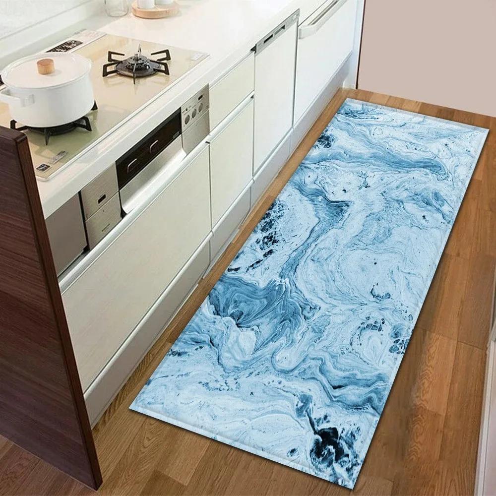 Colorful Ink Texture Pattern Home Kitchen Floor Mat Door Front Decoration Floor Mat