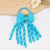 Grosgrain Ribbon Long Hair Ties Bows For Baby Girls Curly Hair Bows Elastic Colorful Kids Hair Band 2Pcs/Lot Whole