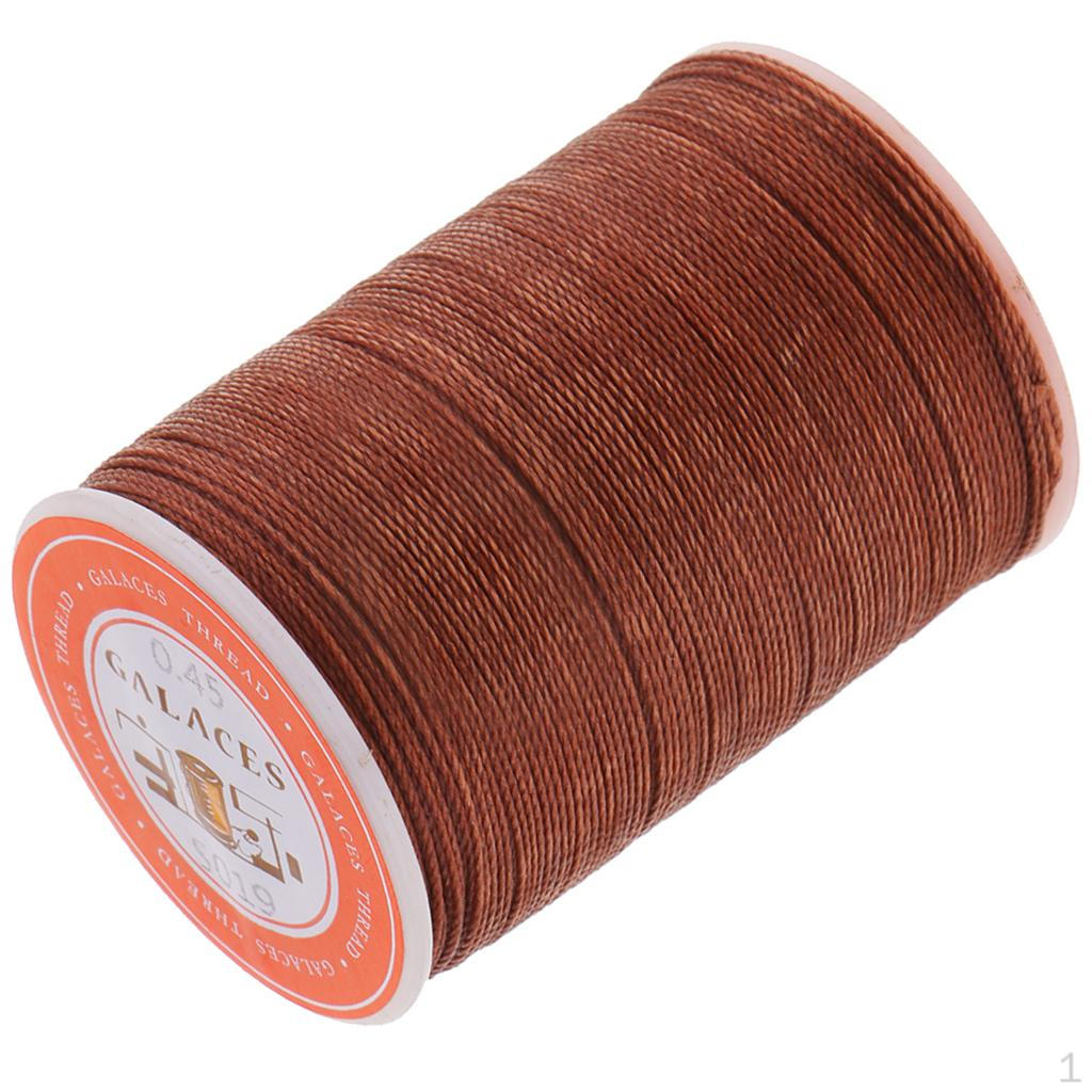 0,45mm Sewing Thread Leather Waxed Flat For Shoes Luggage,