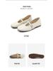Eleganta retro höstskor 2025 med slip-on Mary Jane-skor, låg klack och fyrkantig tå och spänne.