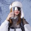With Earflap Plush Cycling Hat Keep Warm Lei Feng Hat Multifunctional Winter Pilot Hat  Men