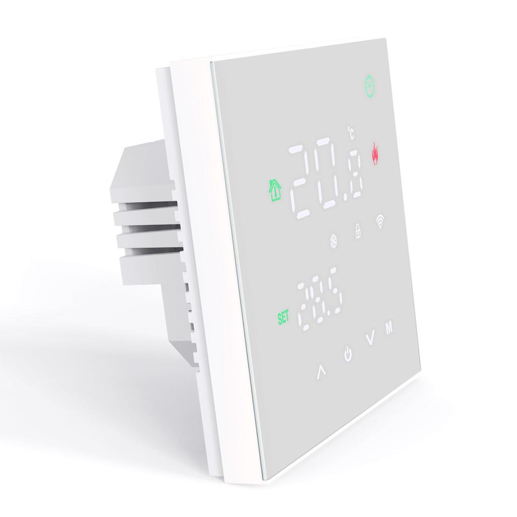 Tuya WiFi Smart touchscreen thermostaat Elektrische vloerverwarming Gasboiler / waterverwarming Temperatuurregelaar Alexa Voice App-bediening