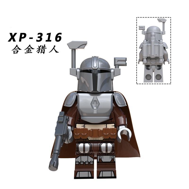 Die Mandalorianer Star Wars Minifiguren Jango Fett Boba Fett Kopfgeldjäger Kompatible Bausteine ​​Spielzeug KT1041
