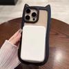Magnetische Magsafe Niedliche Katzenohren Klare Hülle Für Xiaomi 15 Ultra 14 Pro 14 Redmi Note 13 5G Harte Stoßfeste Kabellose Ladeabdeckung