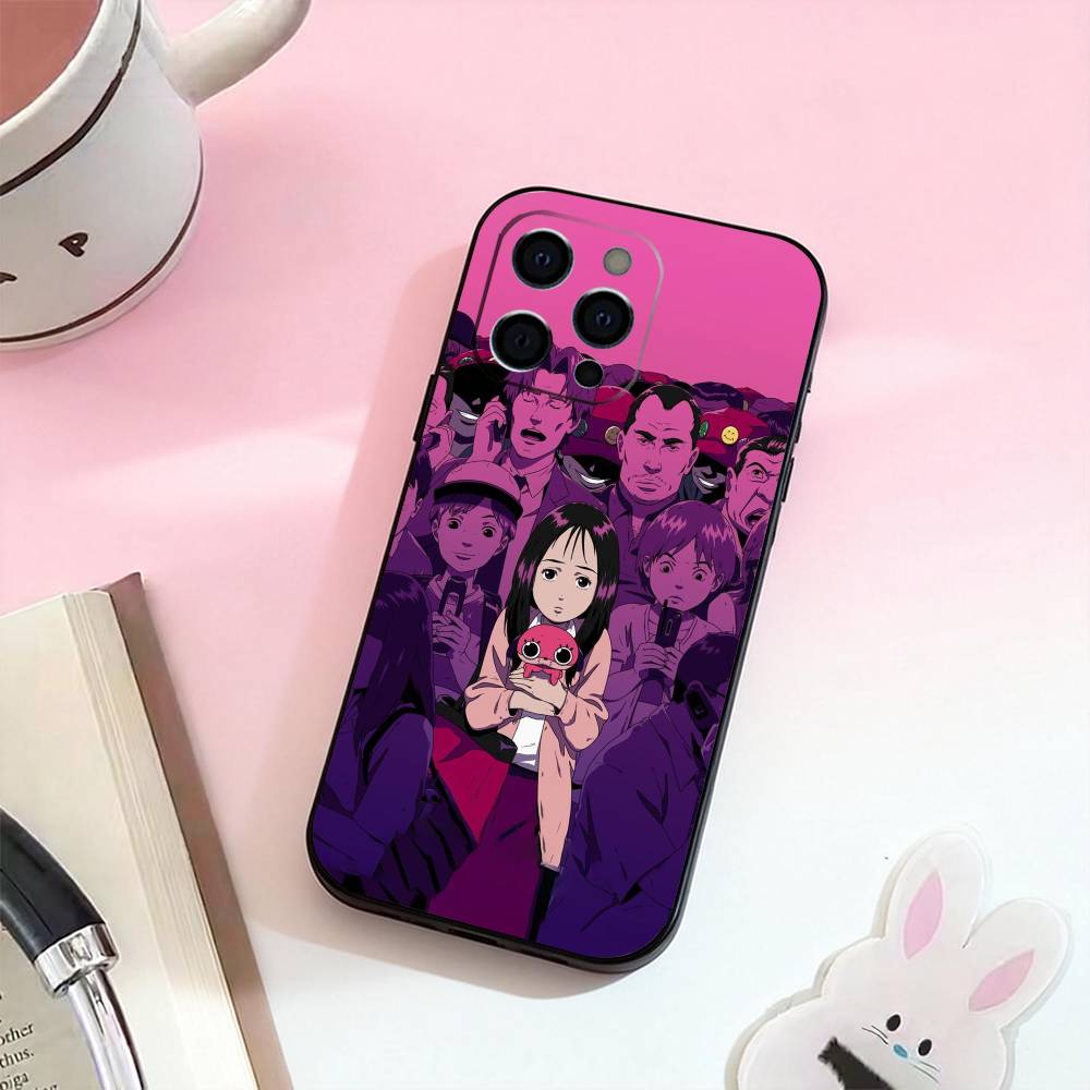 Anime Paranoia A-Agent  Phone Case For iPhone 17,16,15,14,13,12,11 Plus,Pro Max,Soft Silicone Black Cover