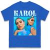 Karol G Collage Graphic TShirt Unisex Unisex Reggaeton Singer Fan Casual Short Sleeve Cotton Tops
