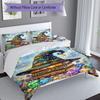 3PC Custom Name Magic Hat Potions Bedding Set Duvet Cover Closure Includes 1 Duvet Cover & 2 Pillowcases for Bedroom