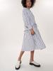 Bemon Hooded Maxi Dress_Black Stripe