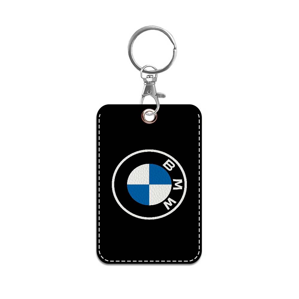 B-BMW-W Personalised Holder Suitable For Bank Card,Subway, Bus Card Wallet Card Case Badge Holder Keychain