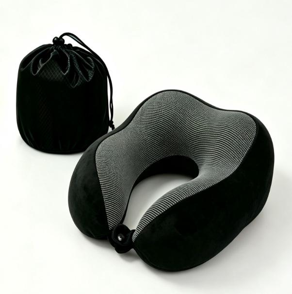 Slow Rebound Memory Foam U-Shape Neck Pillow for Travel