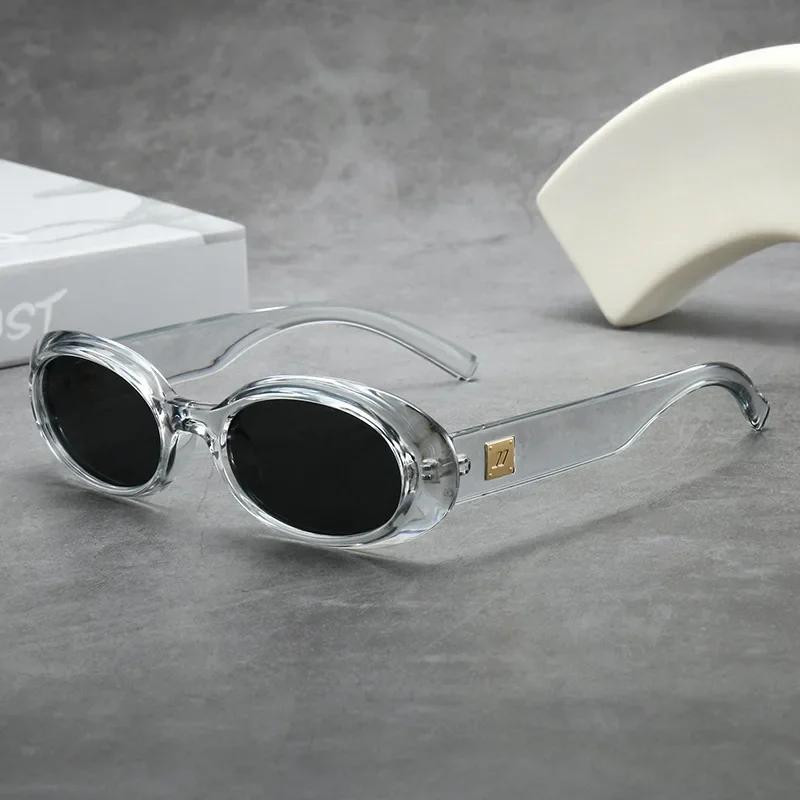 Retro Oval Sunglasses for Women Fashion Premium UV Protection Outdoor Travel Sun Glasses Goggles