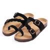 Fashion Crestar Women's Flat Clogs Sandals Classic Cork Sole Open Toe Garden Shoes With Double Buckle Lady Thick Soles Casual Slippers