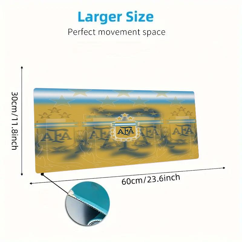 Messi Large Size Mouse Pad Large Gaming Table Cushion Non-slip Laptop Tablet Big Mousepad XXL Mat Mini PC Playmat With Lock Edge