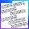 AAABV1 1PCS Metal For Skoda Octavia Yeti Rapid Kodiaq Karoq 4X4 Fabia Kamiq Superb VRS Logo Bright Silver Emblem Car Rear Trunk Sticker