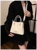 Trendy Large-Capacity Women's Handbag - 2026 Summer Fashion with Lychee Texture, Shoulder & Crossbody Style
