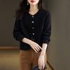 Malý kabátek ve stylu vůně pro dámské podzimní oblečení Nový styl Top Ležérní Volný Kardigan