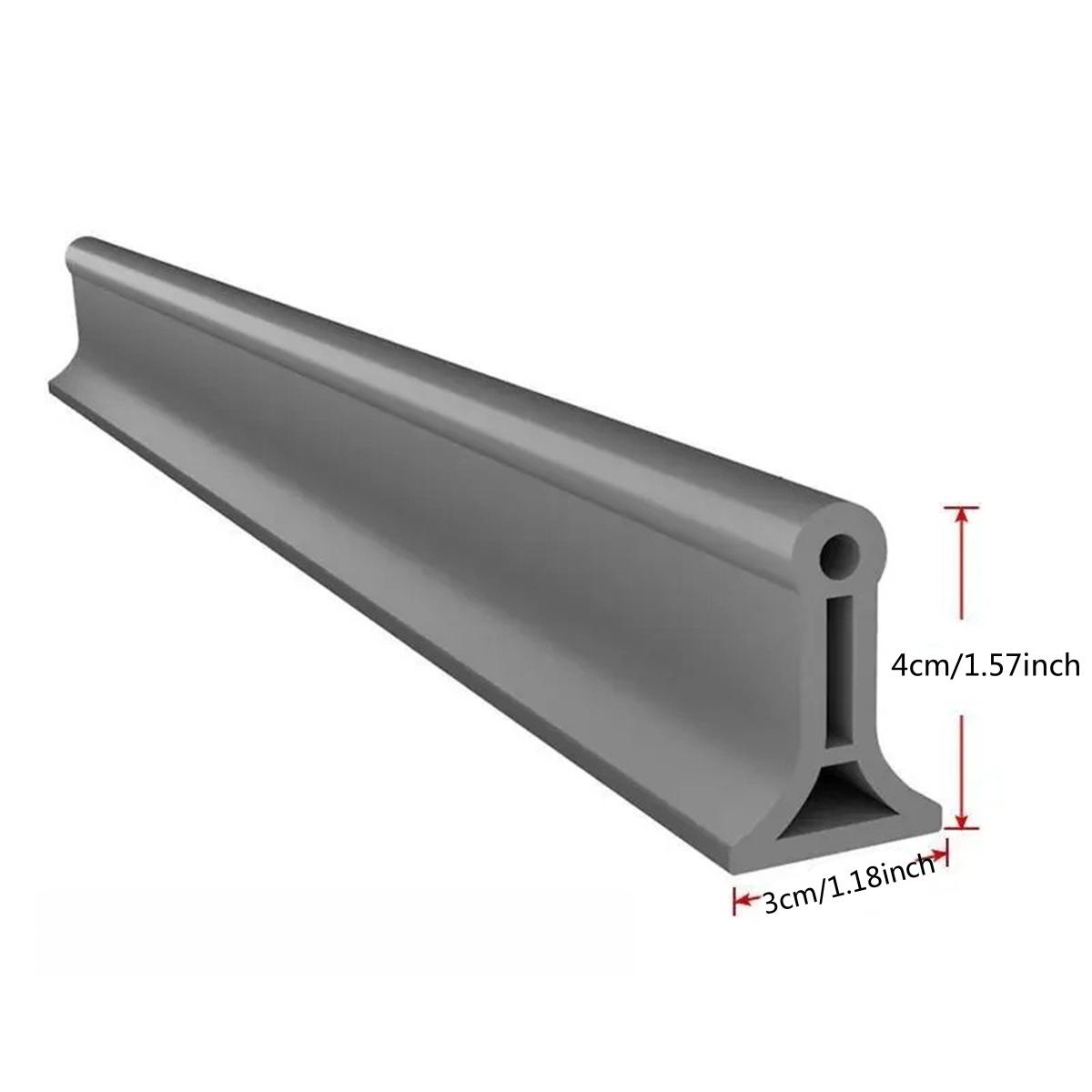 

1PC 2m/78.74inch oldable shower threshold dam bathroom barrier water plug fixing system dry wet separation suitable for bathroom