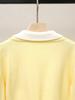 Autumn Sweet Style Two-Piece Knit Sweater with Turn-Down Collar