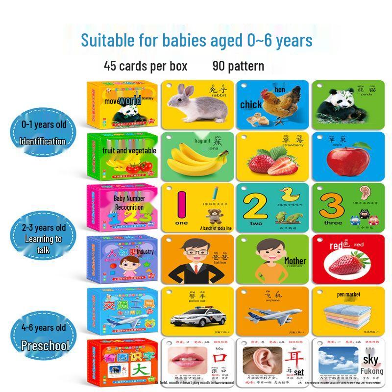 JEPPE Toddler Learning Flashcards