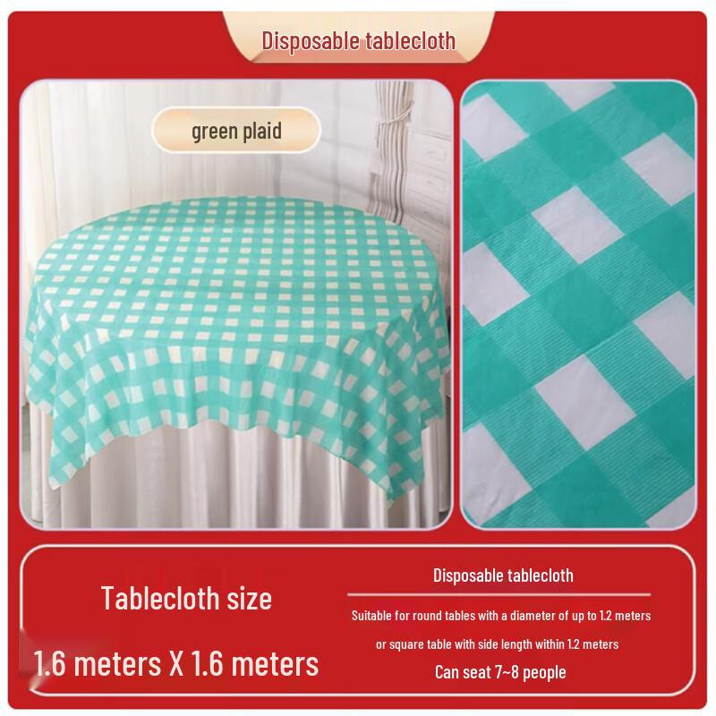 Saint Belle Disposable Plastic Tablecloth