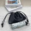 Women's 2026 New Korean Style Lambskin Cloud Bag: Fashionable Pleated Design, Versatile Drawstring, Single Shoulder, Crossbody Bag.