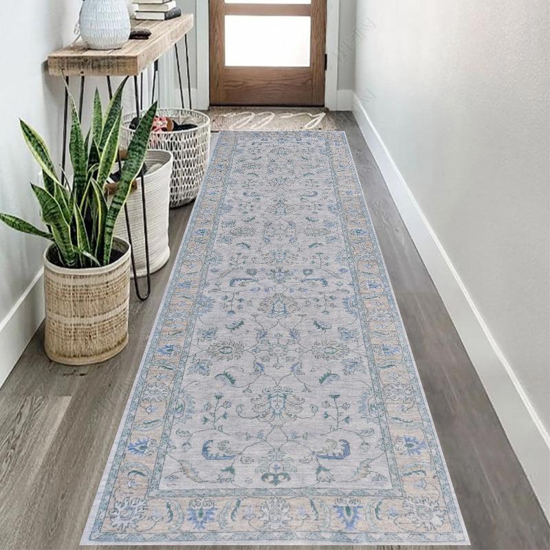 Bohemian Corridor Carpet el Passageway Anti-slip Floor Mat Washable and Durable Kitchen Stair Carpet Home Decoration