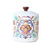 Vintage Ceramic Candy and Snack Jar Chinese-style Sealed Tea Canister Household Portable Storage Jar for Nuts and Coffee Beans