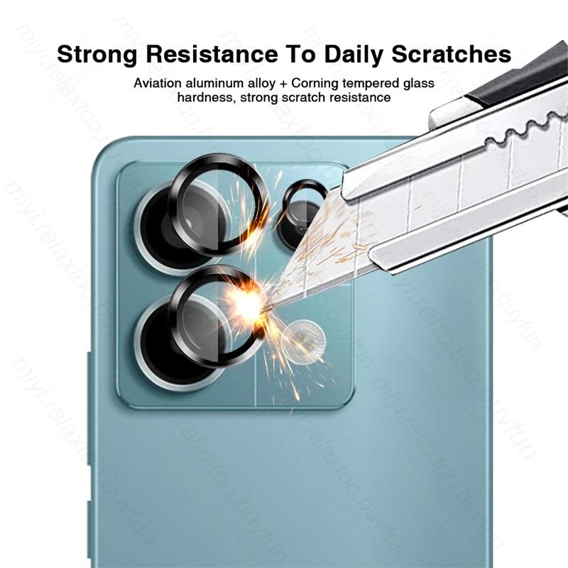 3D Curved Camera Protective Glass For Xiaomi Redmi Note 13 Pro Plus Pro+ 5G Matel Ring Lens Cover On Redmy Note13 4G Not 13 Pro