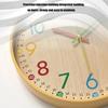 12 Inch Numeral Wall Clock Colorful Children Clock Easy Read Quartz Clock  Classroom Decors