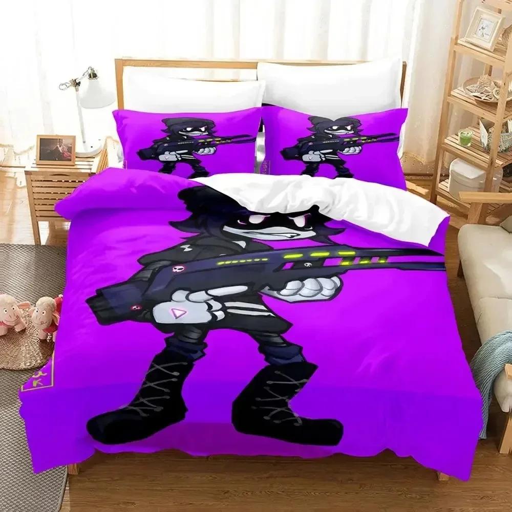 

Anime Murder Drones Printed Bed Set Duvet Cover Pillowcase Bedding Set Bed Linen Sheet Quilt Cover Full Queen King Size 135x200cm