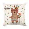 Cute Animal Print Throw Pillow Covers Made Of Polyester Suitable For Home Sofa Cushion Cover Ideal For Living Room Or Bedroom